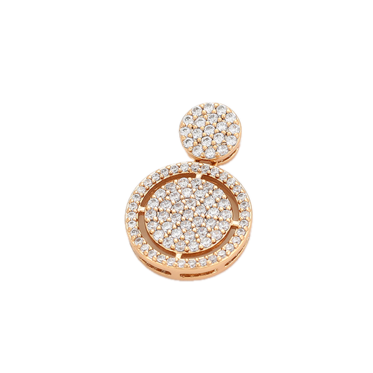 Clarone – 18K Gold Plated Pendant with White Cubic Zirconia | Classic Everyday Necklace for Women