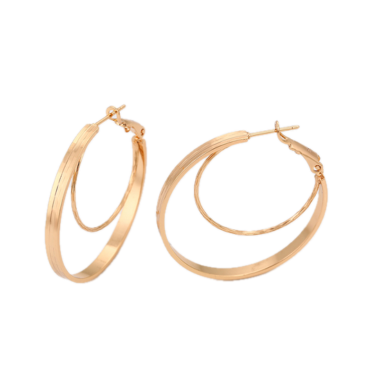 Aurata – 18K Gold Slim Bar Drop Earrings | Minimalist Luxury Earrings for Women