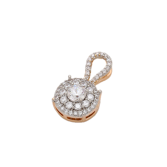 Prismé – Multicolour Pendant with White Cubic Zirconia | Vibrant Everyday Necklace for Women